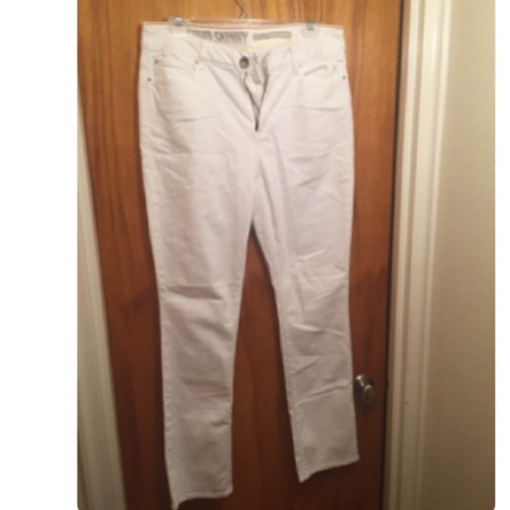 DKNY SoHo skinny jeans white, size 10 (never worn)